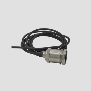 HDFly hanglamp, zilver/zwart, E27 House Doctor - Modern - Kunststof - 1 lamp