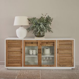 Rivièra Maison Dressoir 'Lake House' Eikenhout en glas, 194cm