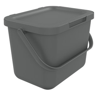 Sundis Afvalbak Loops - Kunststof - Grijs - 19.2x25.7x18.7cm - 6l