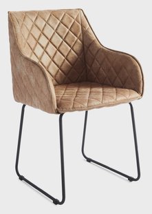 Rivièra Maison Eetkamerstoel 'Frisco Drive' Pellini, kleur Camel