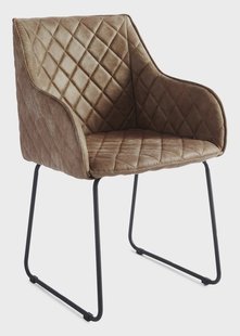 Rivièra Maison Eetkamerstoel 'Frisco Drive' Pellini, kleur Coffee