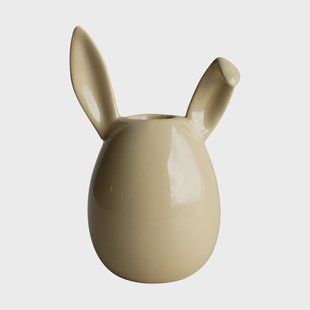 DBKD Rabbit kandelaar 13 cm Shiny yellow