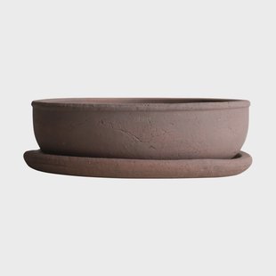 DBKD Terra bowl pot Brown, Ø30x10,5 cm