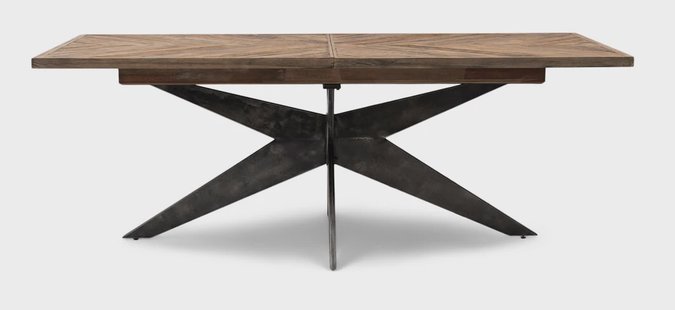 Rivièra Maison Uitschuifbare Eettafel 'Falcon Crest' Eikenhout, 220 - 320 x 100cm