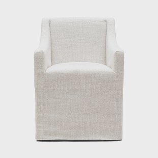 Rivièra Maison Eetkamerstoel 'Firenze' Rich Tweed, kleur Antique White