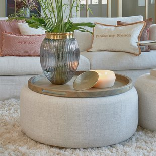 Rivièra Maison Salontafel 'Babylon' Met dienblad, 91cm