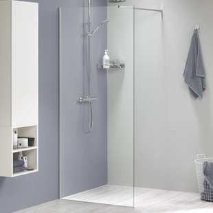 Sealskin Inloopdouche Mix&match 98x200cm - Geborsteld Rvs Profiel - 8 Mm Helder Glas