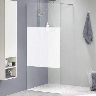 Sealskin Inloopdouche Mix&match 98x200cm - Geborsteld Rvs Profiel - 8 Mm Helder Glas