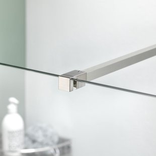 Sealskin Inloopdouche Mix&match 118x200cm - Geborsteld Rvs Profiel - 8 Mm Helder Glas