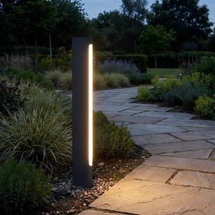 Lucande LED tuinpadverlichting Celiora, 80 cm, antraciet, 3.000 K
