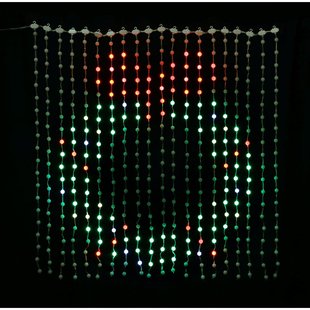 Central Park Veranderende Gordijn Lamp - 400 Led's - Multikleur - 1m - Buiten