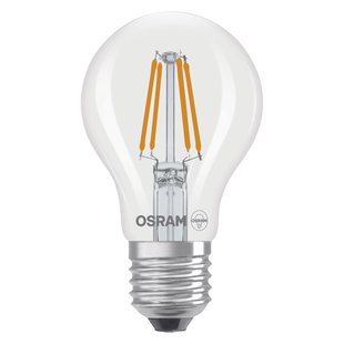 Osram Ledfilamentlamp Peertje Retrofit Classic A - D6cm - Dimbaar - Warm Wit - E27 - 3,4w