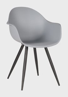 LABEL51 Eetkamerstoel 'Luca', kleur Grijs