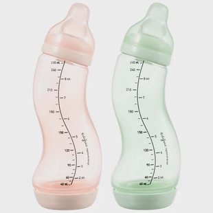 Difrax S-fles Anti-colic - natural 250ml 2 stuks