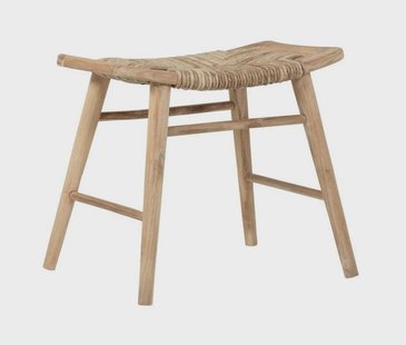 MUST Living Krukje 'Rex' Teakhout, 55 x 42cm