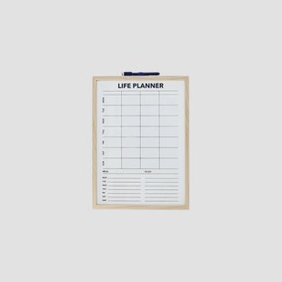 Plannerbord met marker