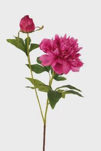 Kunstbloem Pioen - Roze - 74 cm