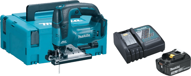 Makita DJV182ZJ + Makita Startset 18V LXT 3,0 Ah BL1830B/DC18RC
