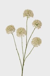 Kunstbloem Sneeuwbal - Creme - 75 cm