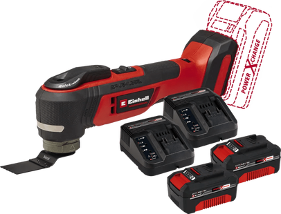 Einhell TP-MG 18 Li BL Solo 4,0 Ah Accu (2x) Starterspakket