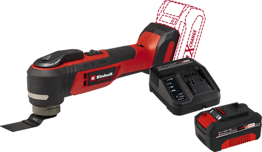 Einhell TP-MG 18 Li BL Solo + Einhell 18 V/4.0 Ah Starter Kit - Power X-Change