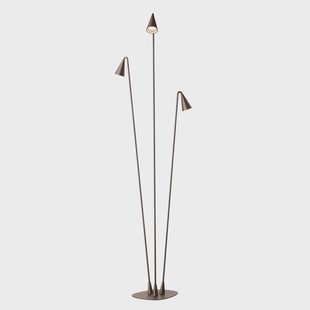 Brisa LED buiten vloerlamp, 3-lamps, bruin Vibia - Designer - Kunststof
