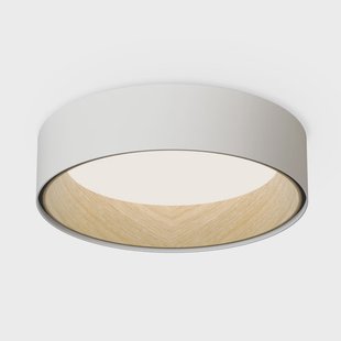 Duo 4870 LED plafondlamp, wit Vibia - Woonkamer - Modern - Metaal - Rond