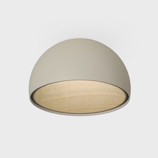 Duo 4874 LED plafondlamp, crème - Vibia - Woonkamer - Modern - Metaal - Rond