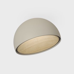 Duo 4876 schuine LED plafondlamp, crème Vibia - Woonkamer - Modern - Metaal - Rond