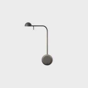 Pin 1680 LED wandlamp, 39 cm, zwart Vibia - Slaapkamer - Modern - Metaal - 1 lamp