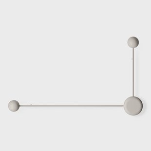 Pin 1694 LED wandlamp, 2-lamps, crème Vibia - Woonkamer - Modern - Metaal - 1 lamp
