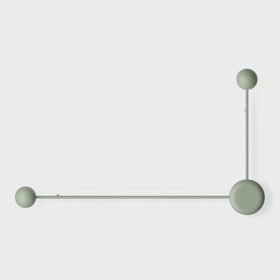 Pin 1694 LED wandlamp, 2-lamps, groen Vibia - Woonkamer - Modern - Metaal - 1 lamp