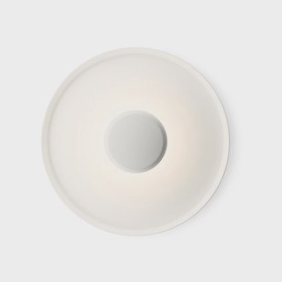 Top LED wandlamp Ø 40 cm wit Vibia - Woonkamer - Modern - Metaal - Rond