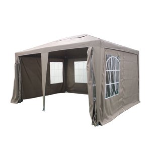 Central Park Partytent Party Swing Taupe 3x4m