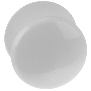 Bertomani Meubelknop - Aluminium - Wit - 35mm - Set Van 2