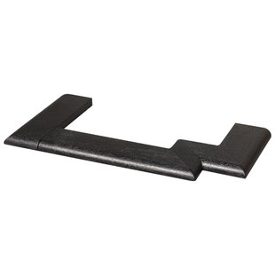 Cando Kozijnplint Kunststof Zwart (2 Stuks)