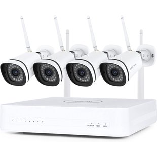 Foscam Beveiligingscamera Set Fn8108w-b4-1t Kit Wit
