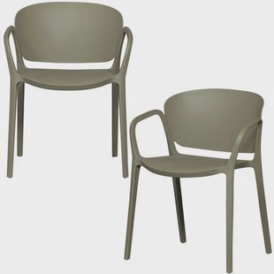 WOOOD tuinstoel Bent (set van 2)