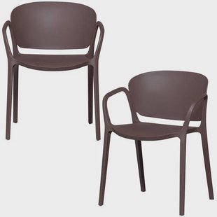 WOOOD tuinstoel Bent (set van 2)