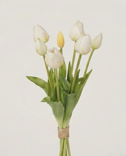 Bos premium kunsttulpen Olivia - Wit