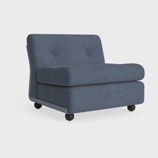 HAY Amanta bankmodule IJsblauw-turf blauw, 1-zits/fauteuil