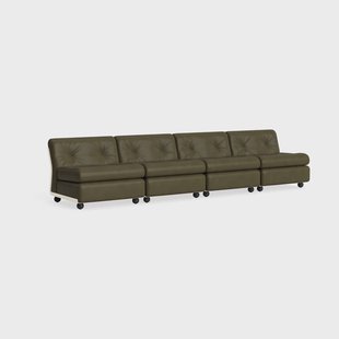 HAY Amanta bankmodule Crèmebeige-sense forest, 4-zits