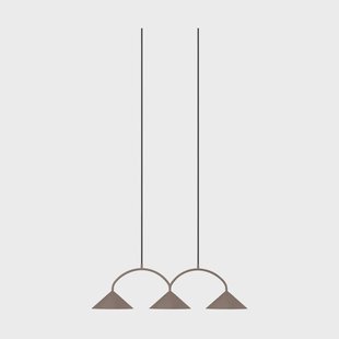 Globen Lighting Curve hanglamp 3 Mocha