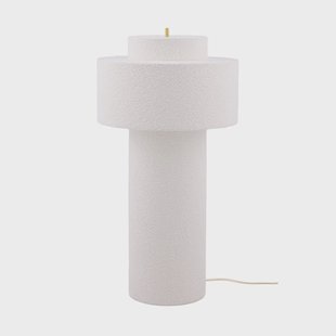 Globen Lighting Noah vloerlamp Wit bouclé, Ø45x88 cm