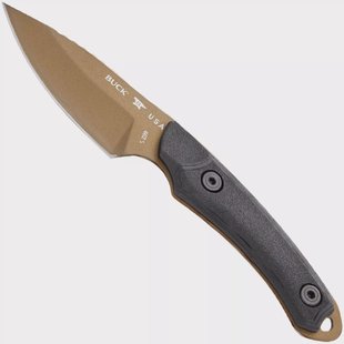 Buck 662 Alpha Scout Backcountry 0662BKS1 Bronze Cerakote 420HC, Black VeraFlex Rubber & GFN, vaststaand mes - Verwacht: Mei