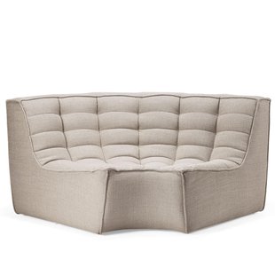 Ethnicraft N701 Bank Rond Hoekelement