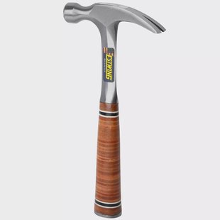 Estwing E12S Straight Claw Hammer EWEE12S Stacked Leather Grip, klauwhamer 340 gram