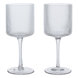 Ferm Living Ripple Wijnglas Set Van 2