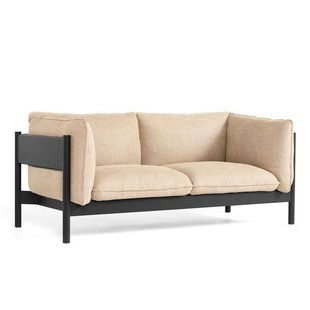 Hay Arbour 2-zits Bank Zwart Gelakt Onderstel