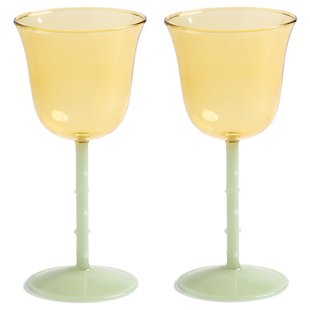 &amp;klevering Dot Wijnglazen Set Van 2